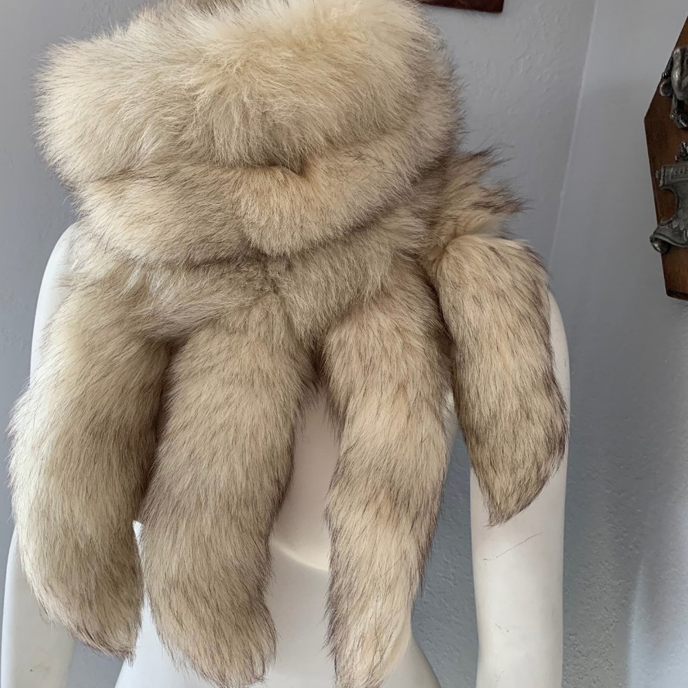 One of a kind circa 1960's Custom Designed Fox Hat